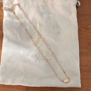 Rose gold Kendra Scott fern necklace